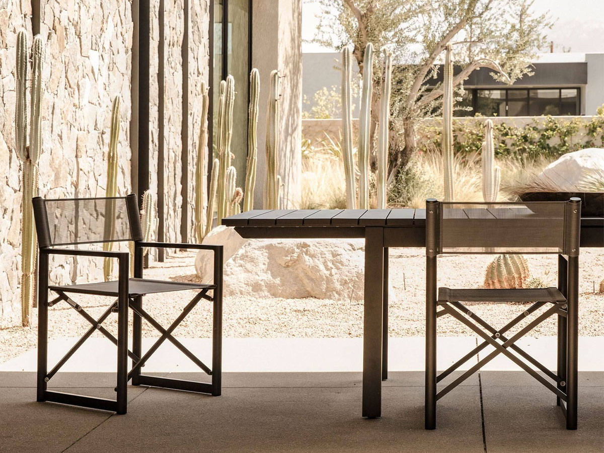 Harbour Pacific Aluminum Extension Dining Table Taupe