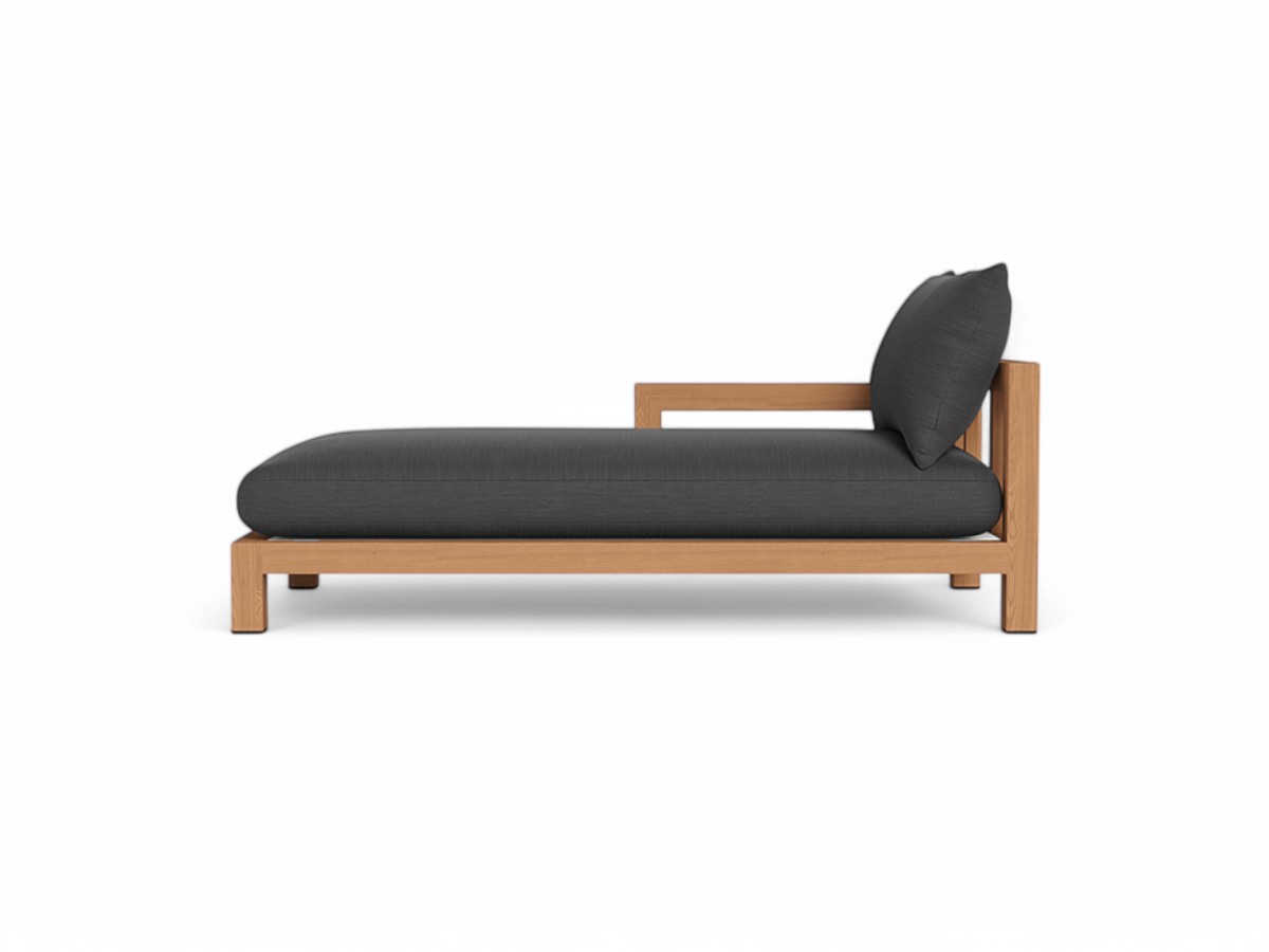 Harbour Pacific Teak Chaise Longue