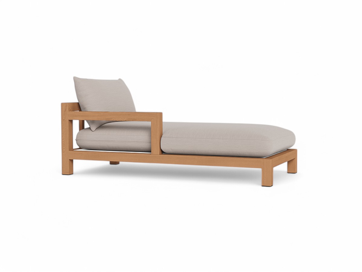 Harbour Pacific Teak Chaise Longue