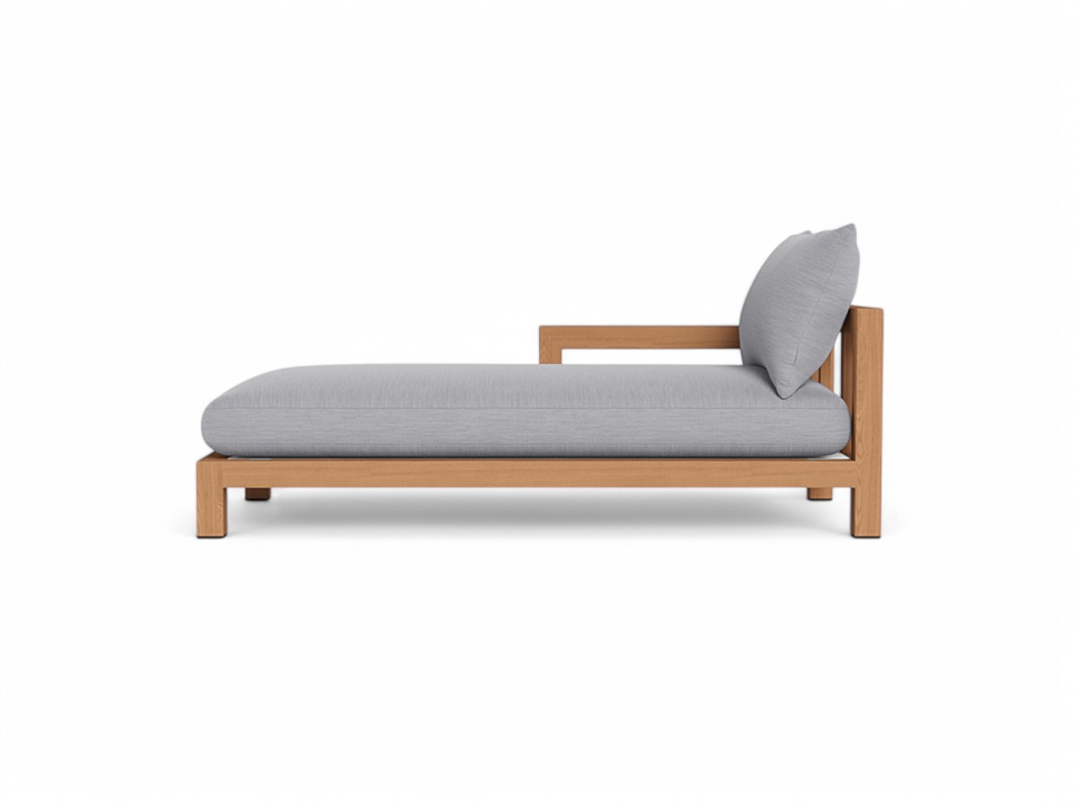 Harbour Pacific Teak Chaise Longue