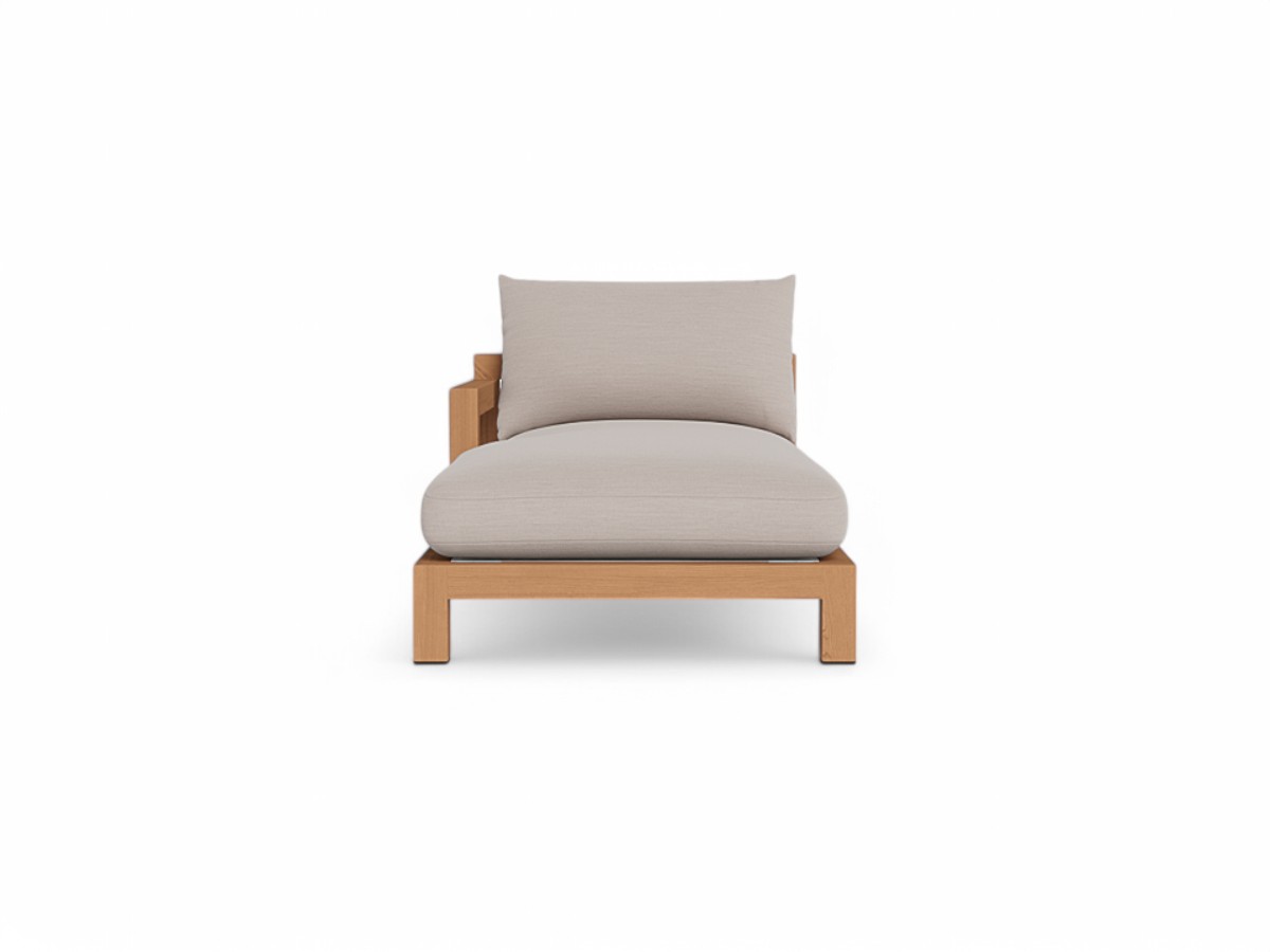 Harbour Pacific Teak Chaise Longue