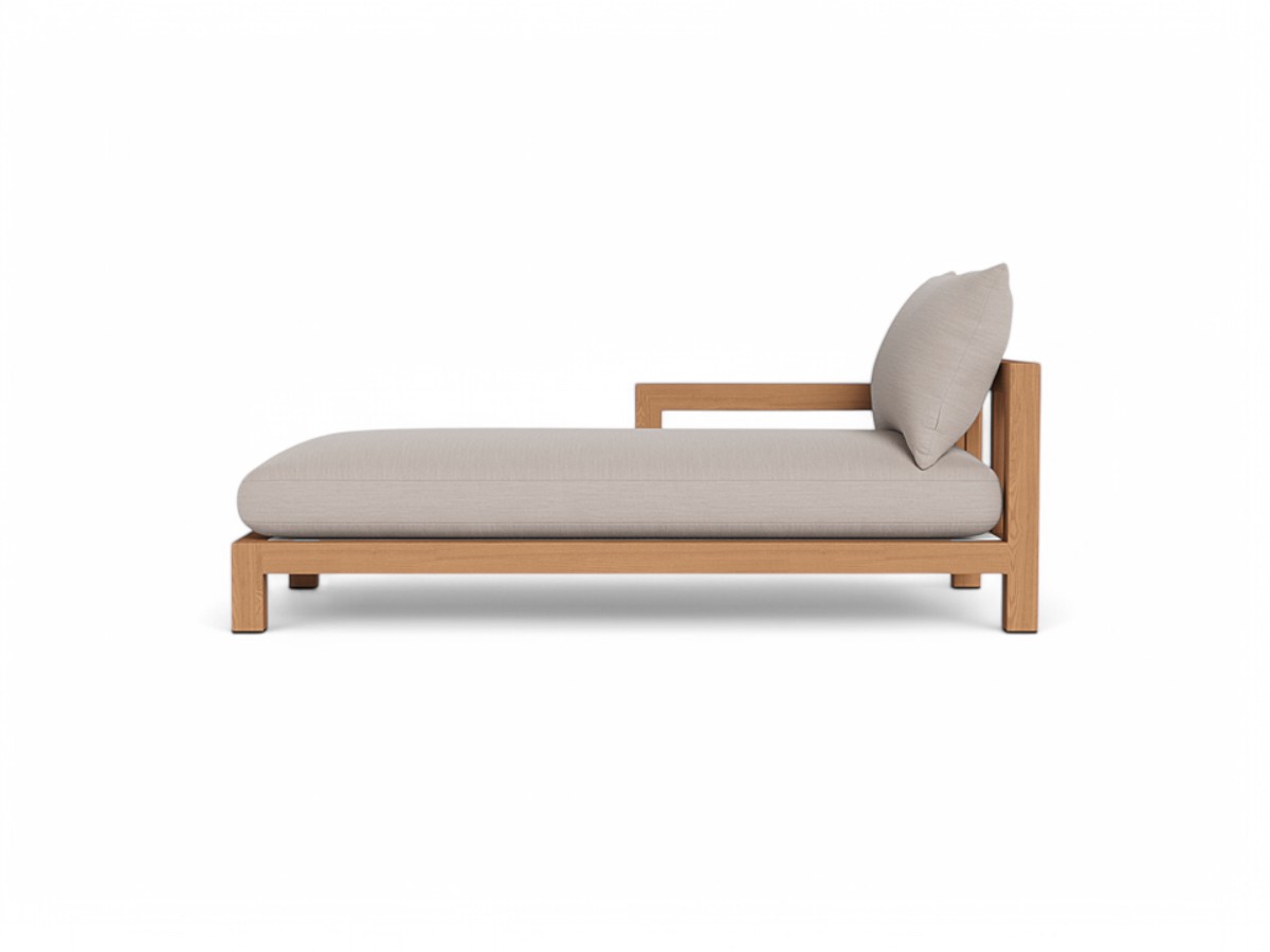 Harbour Pacific Teak Chaise Longue