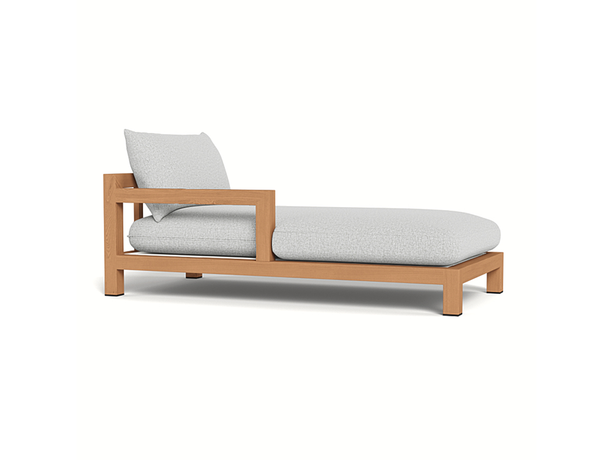 Harbour Pacific Teak Chaise Longue