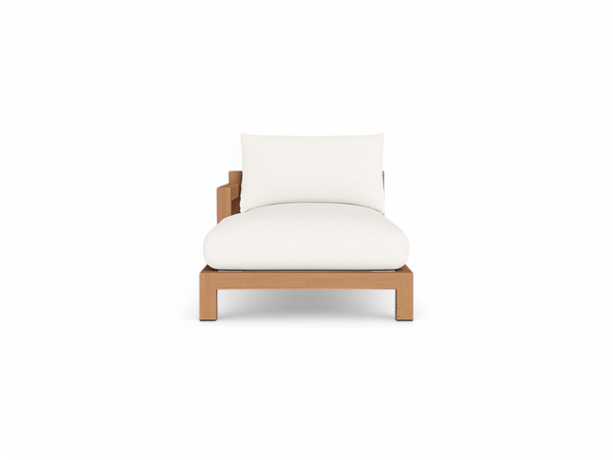 Harbour Pacific Teak Chaise Longue