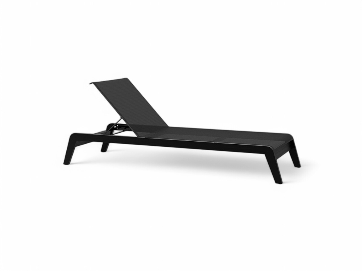 Harbour Pacific Teak Angled Sun Lounge