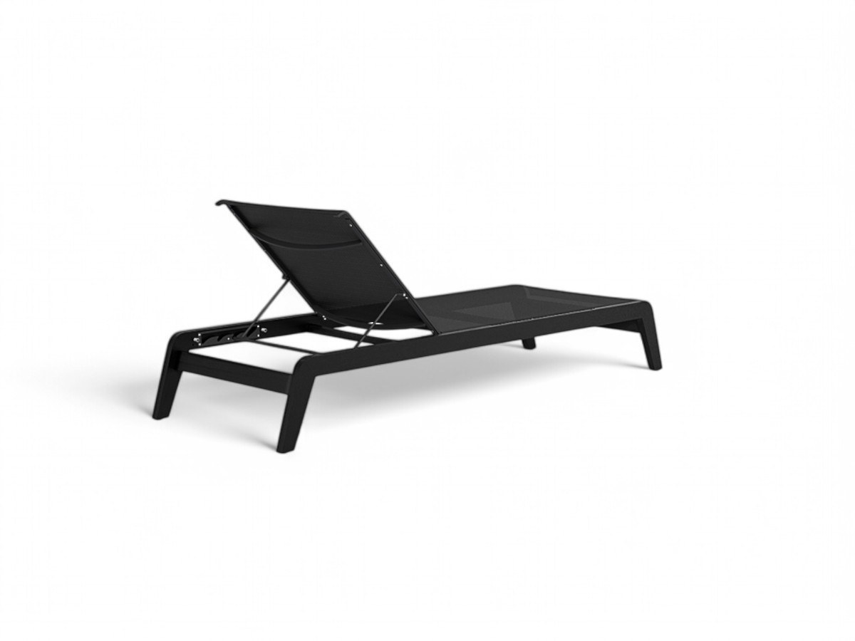 Harbour Pacific Teak Angled Sun Lounge