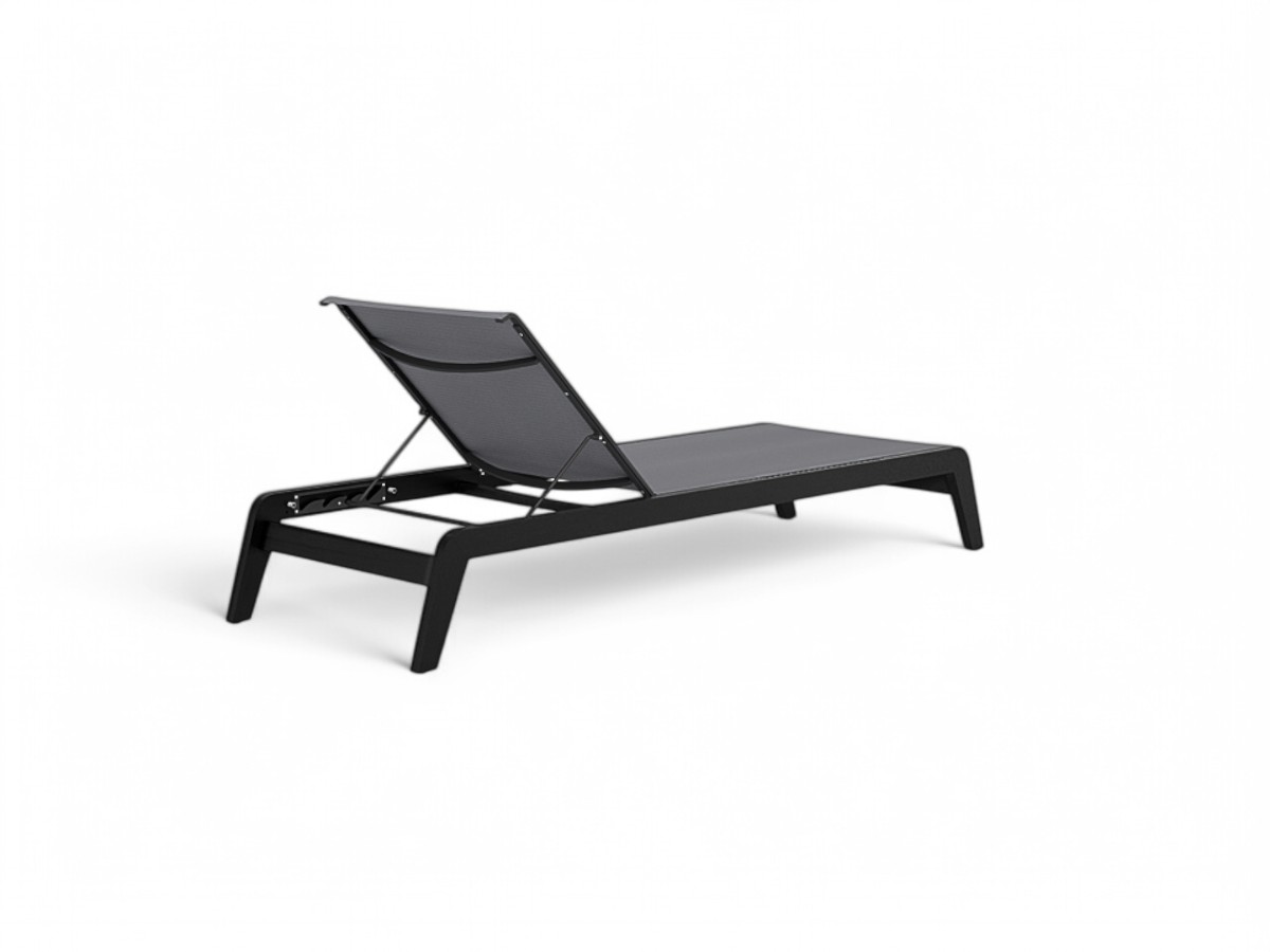 Harbour Pacific Teak Angled Sun Lounge