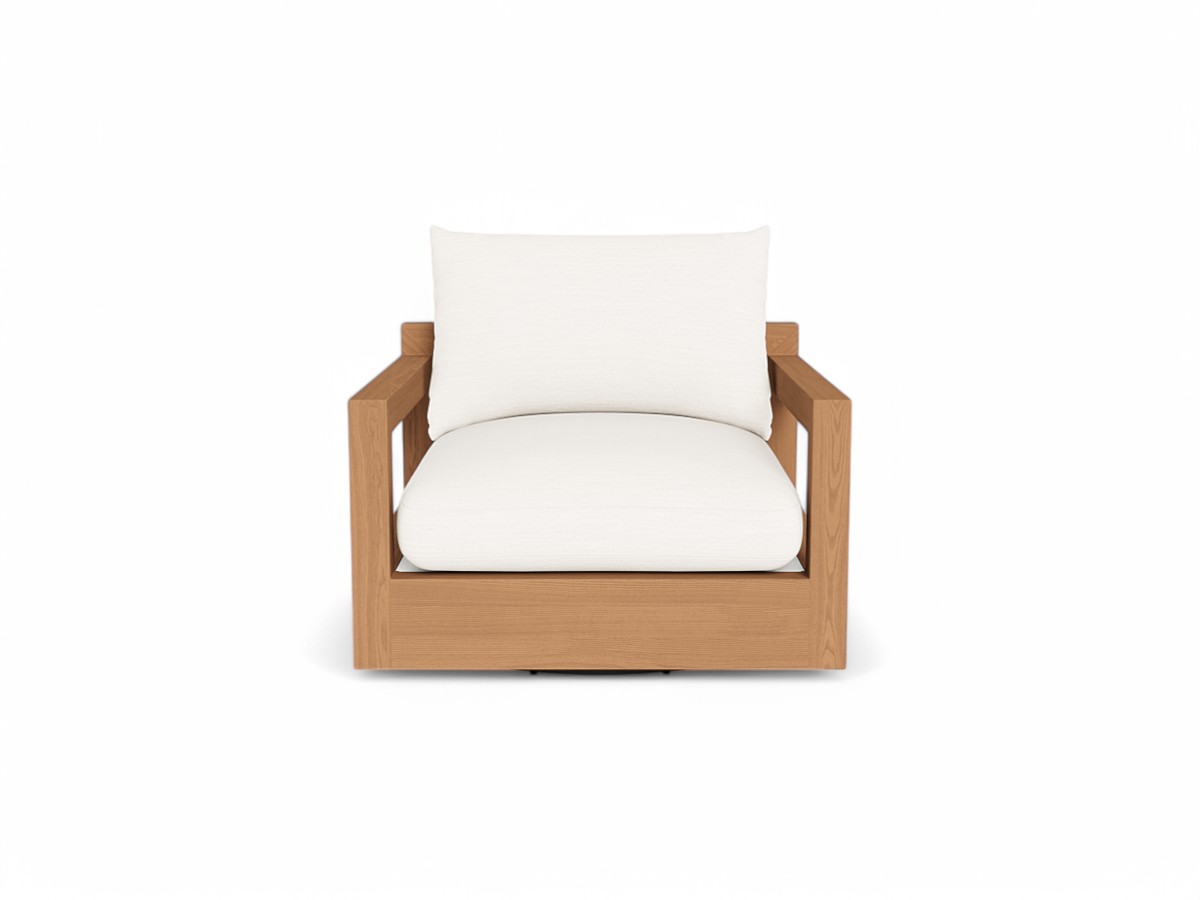 Harbour Pacific Teak Swivel Lounge Armchair