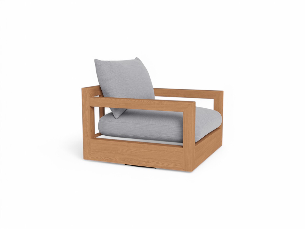 Harbour Pacific Teak Swivel Lounge Armchair