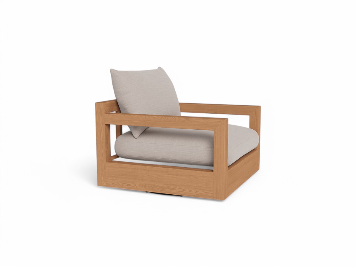 Harbour Pacific Teak Swivel Lounge Armchair