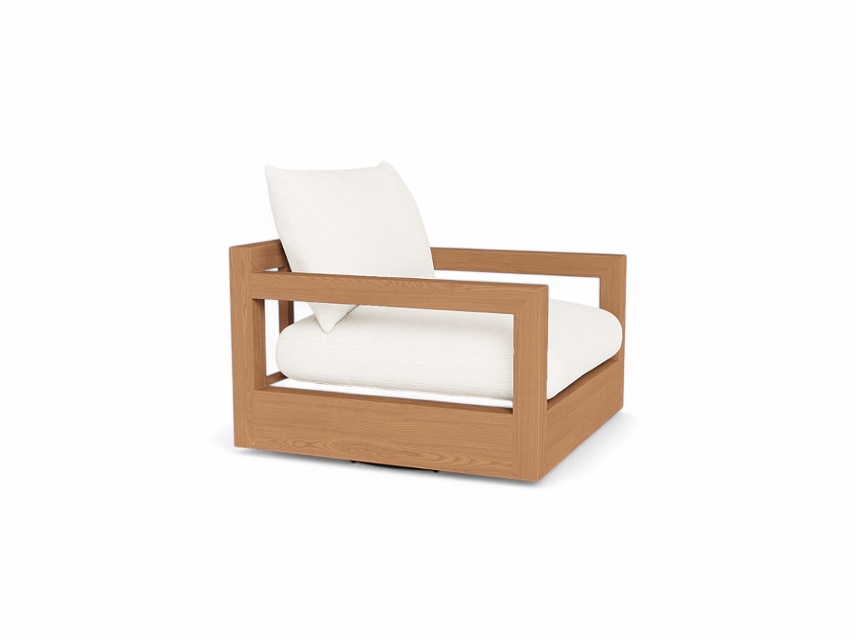 Harbour Pacific Teak Swivel Lounge Armchair