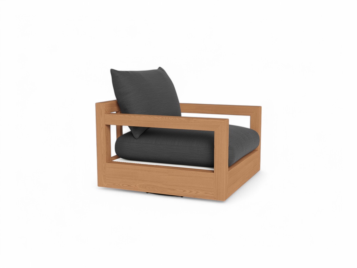 Harbour Pacific Teak Swivel Lounge Armchair