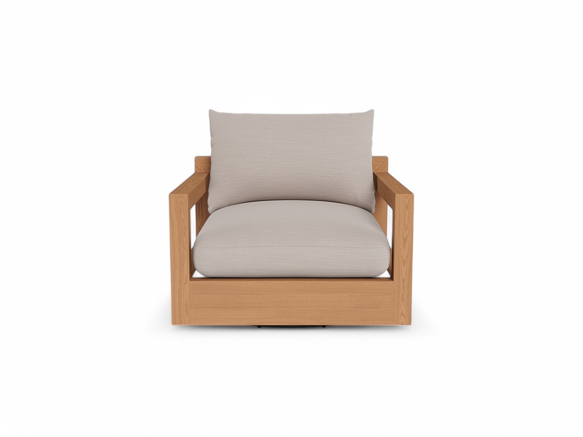 Harbour Pacific Teak Swivel Lounge Armchair