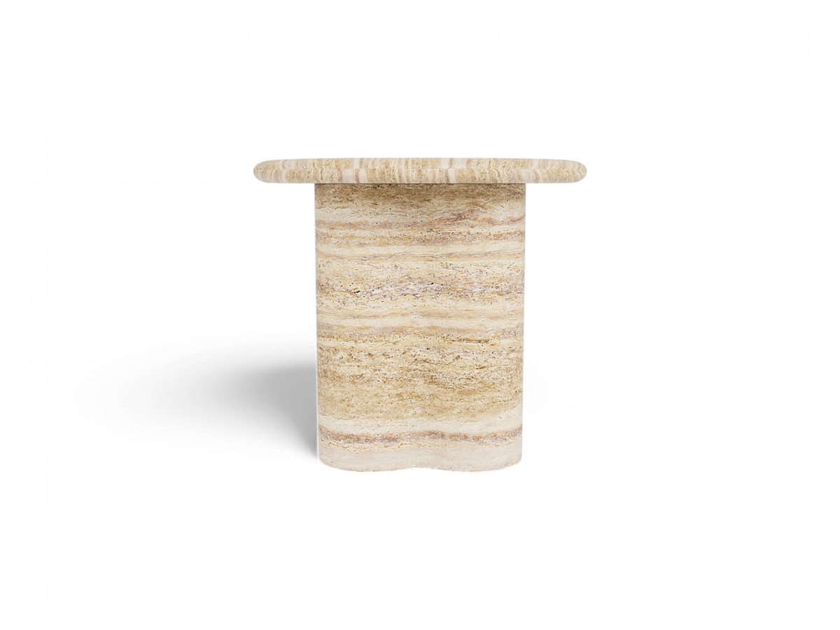 Журнальный столик Harbour Porto Travertine, круглый