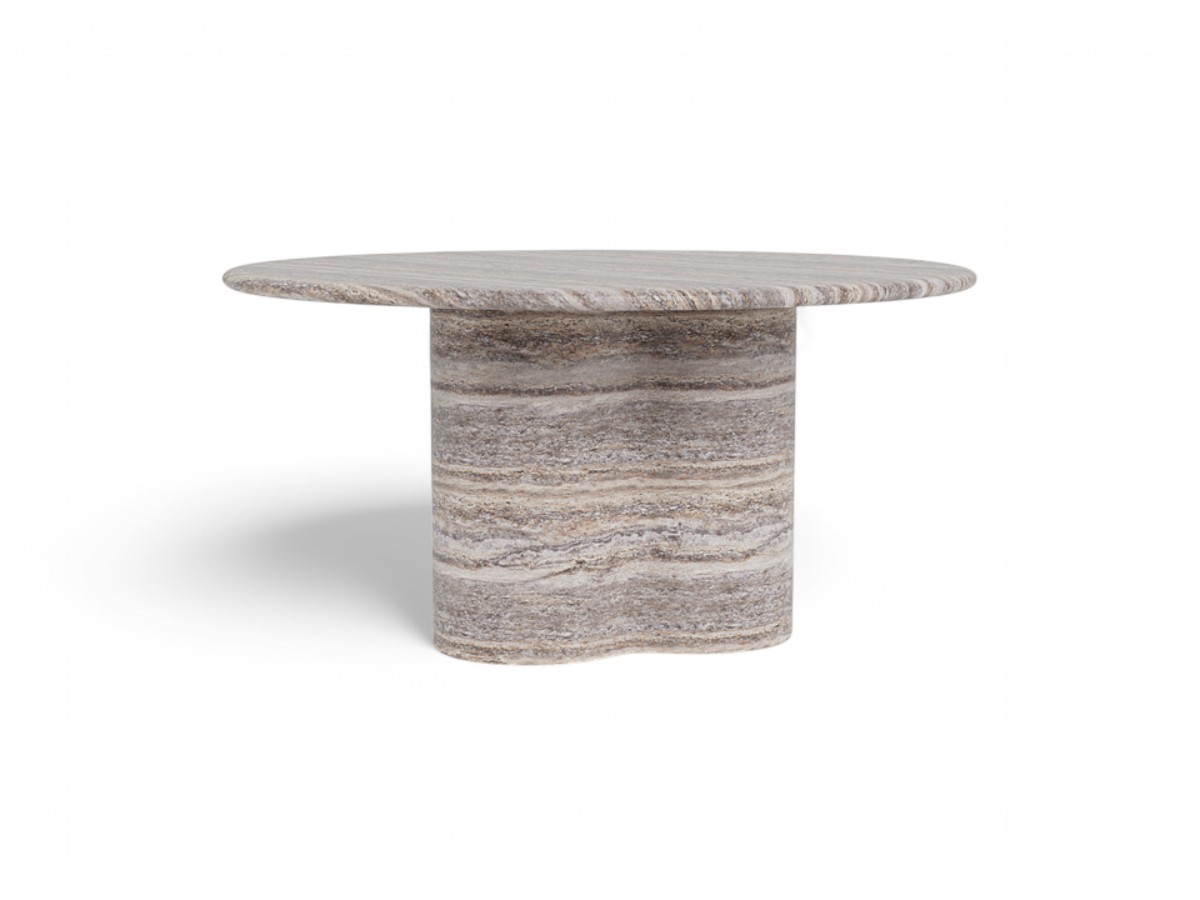 Harbour Porto Travertine Round Dining Table