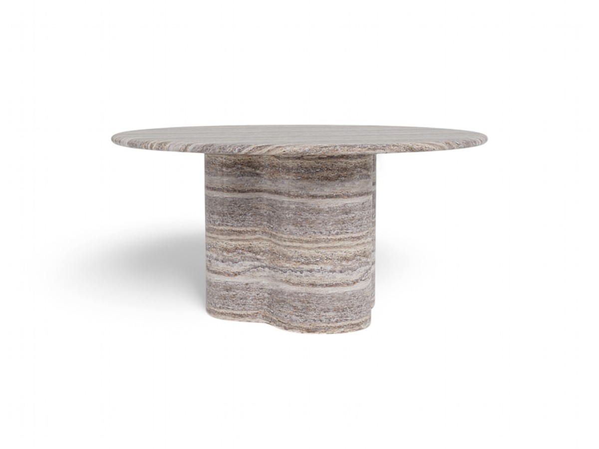 Harbour Porto Travertine Round Dining Table