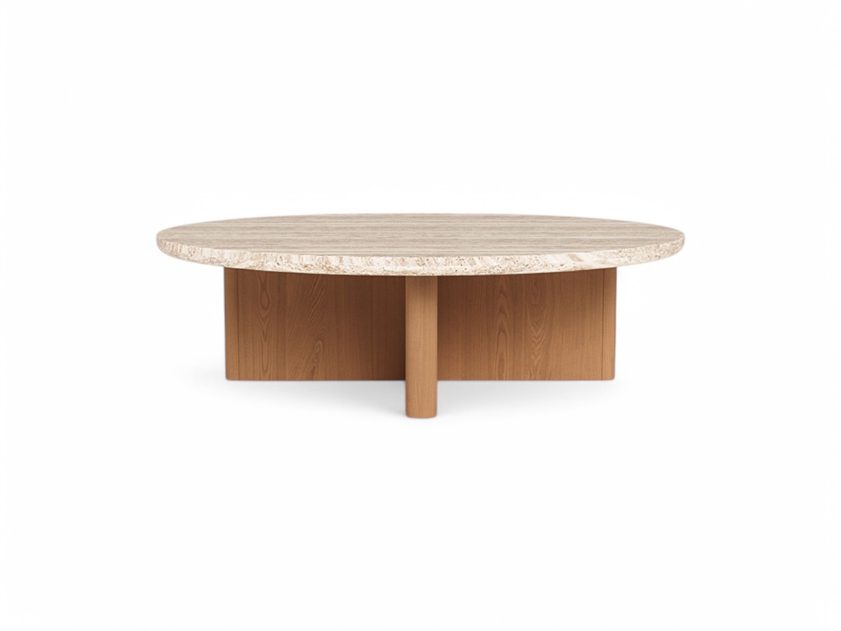 Harbour Victoria Teakstone Coffee Table Round