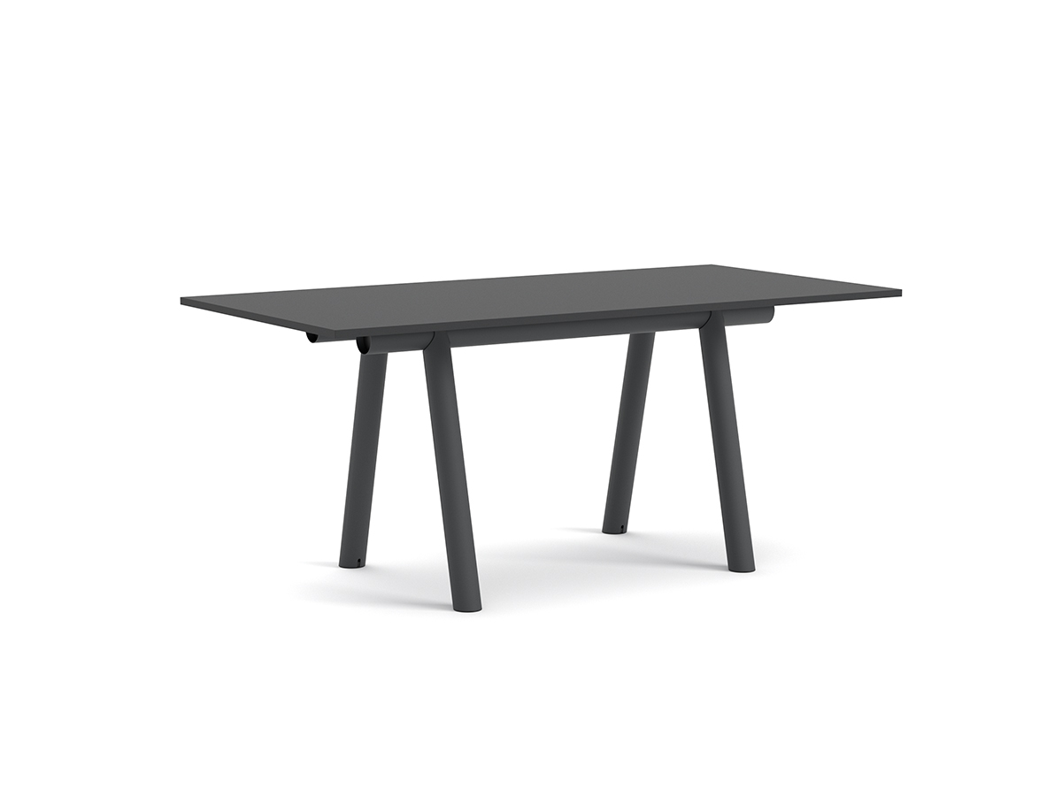 Hay Boa Table H 95 Charcoal Black Laminate