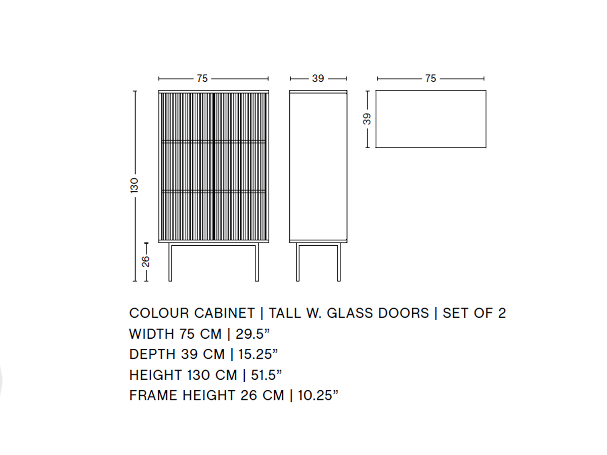 Hay Colour Cabinet Tall