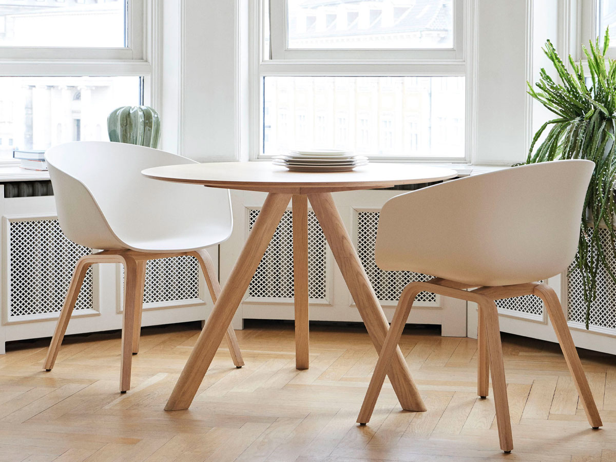 Hay Copenhague Cph20 Table Matt Lacquered Oak Veneer