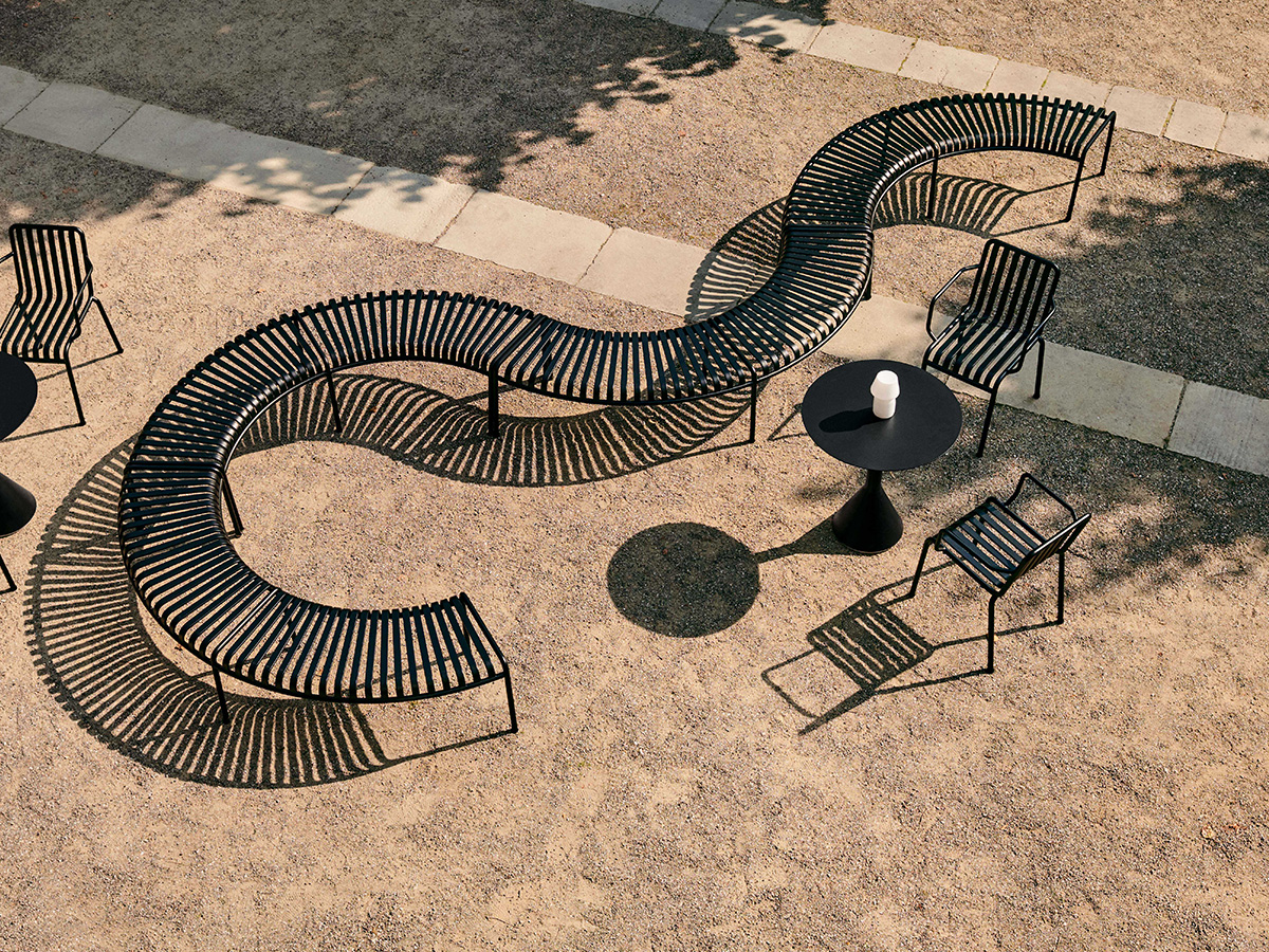 Hay Palissade Park Bench Incl Middle Leg
