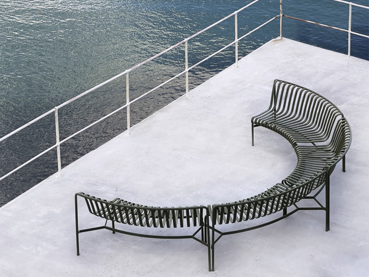 Hay Palissade Park Dining Bench In Starter Set