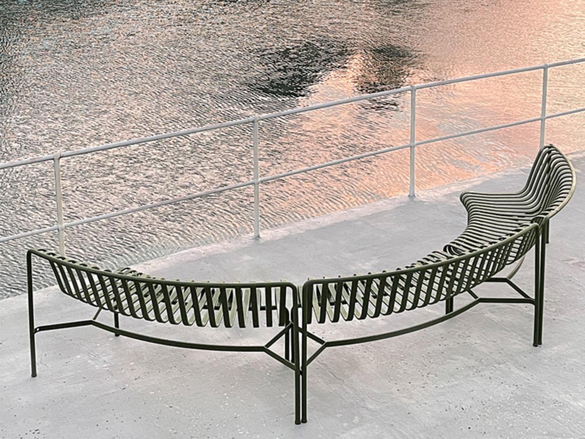 Hay Palissade Park Dining Bench In Starter Set