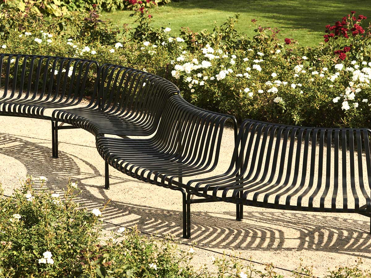 Hay Palissade Park Dining Bench Out Add