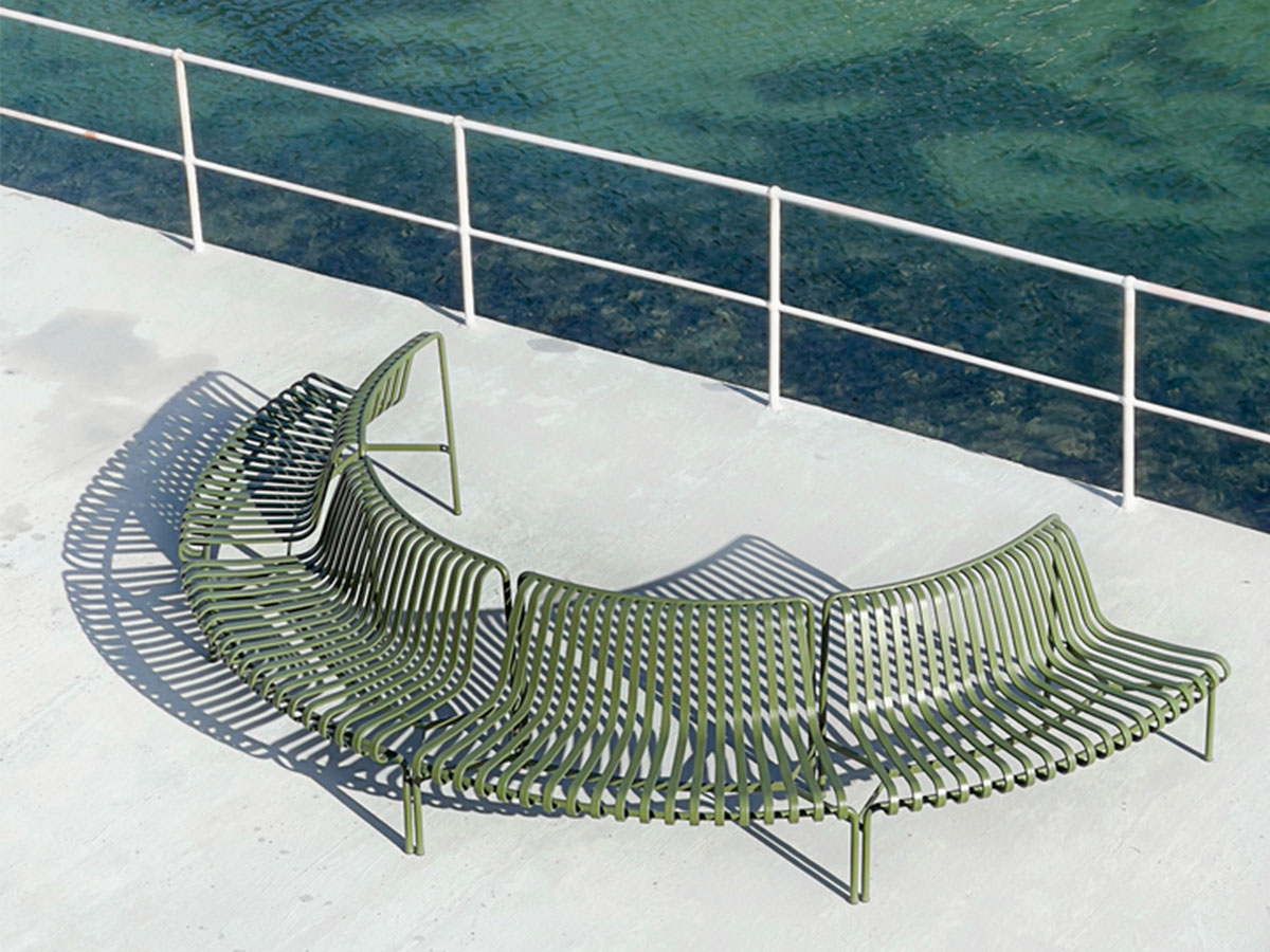 Hay Palissade Park Dinning Bench Out Out Starter Set