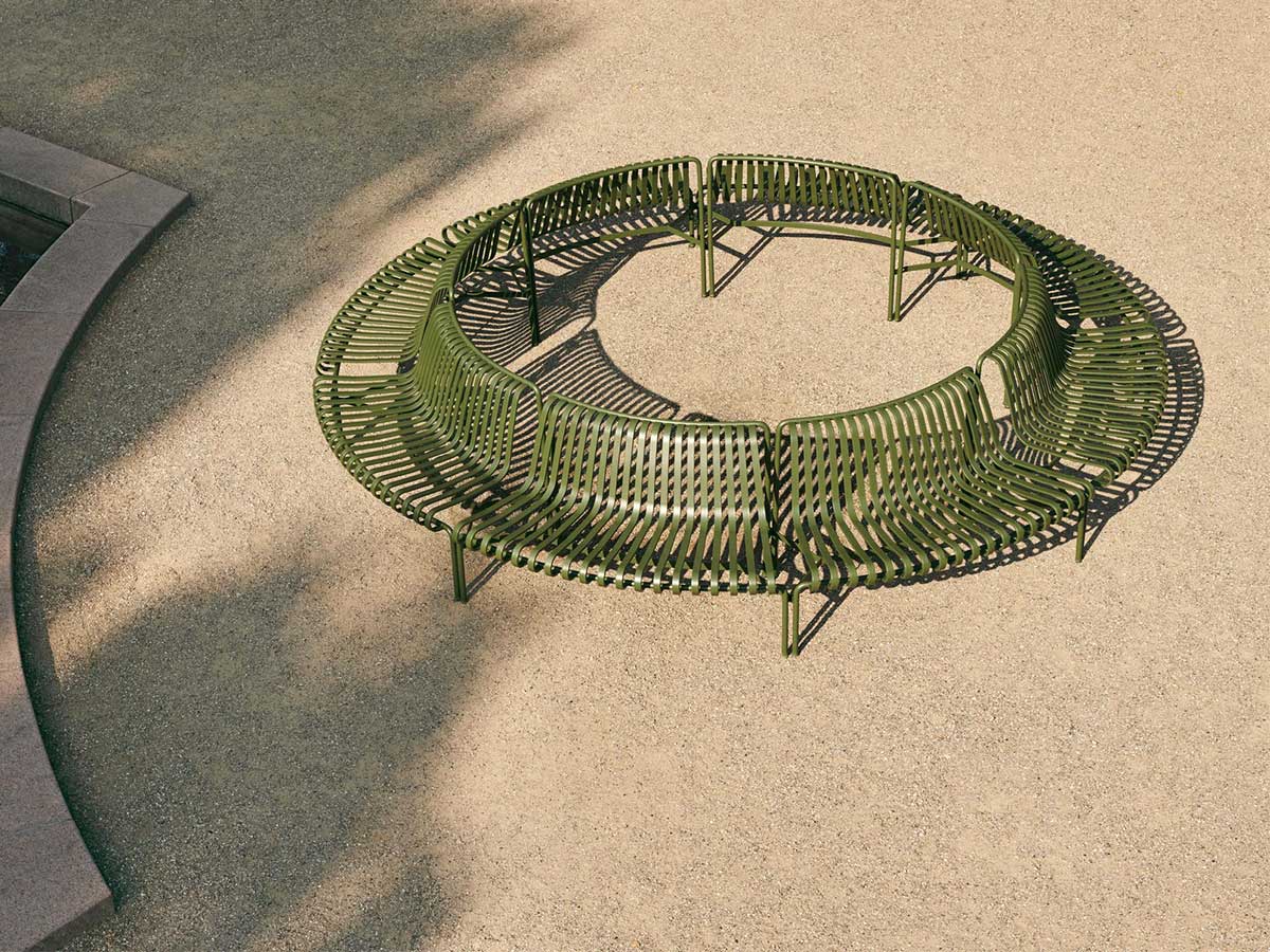 Hay Palissade Park Dinning Bench Out Out Starter Set