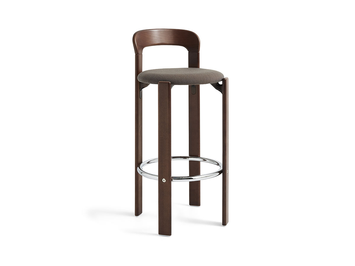Hay Rey High Bar Stool Upholstered Seat