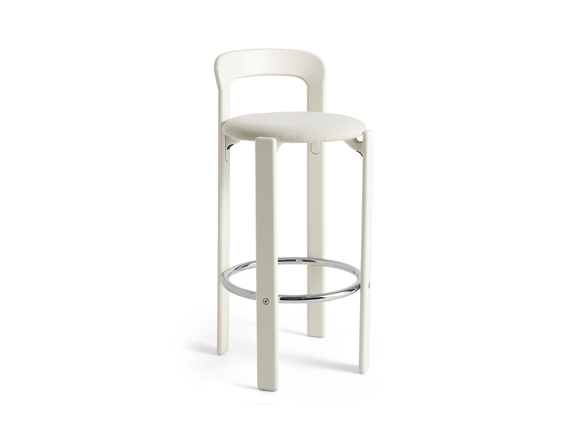 Hay Rey High Bar Stool Upholstered Seat