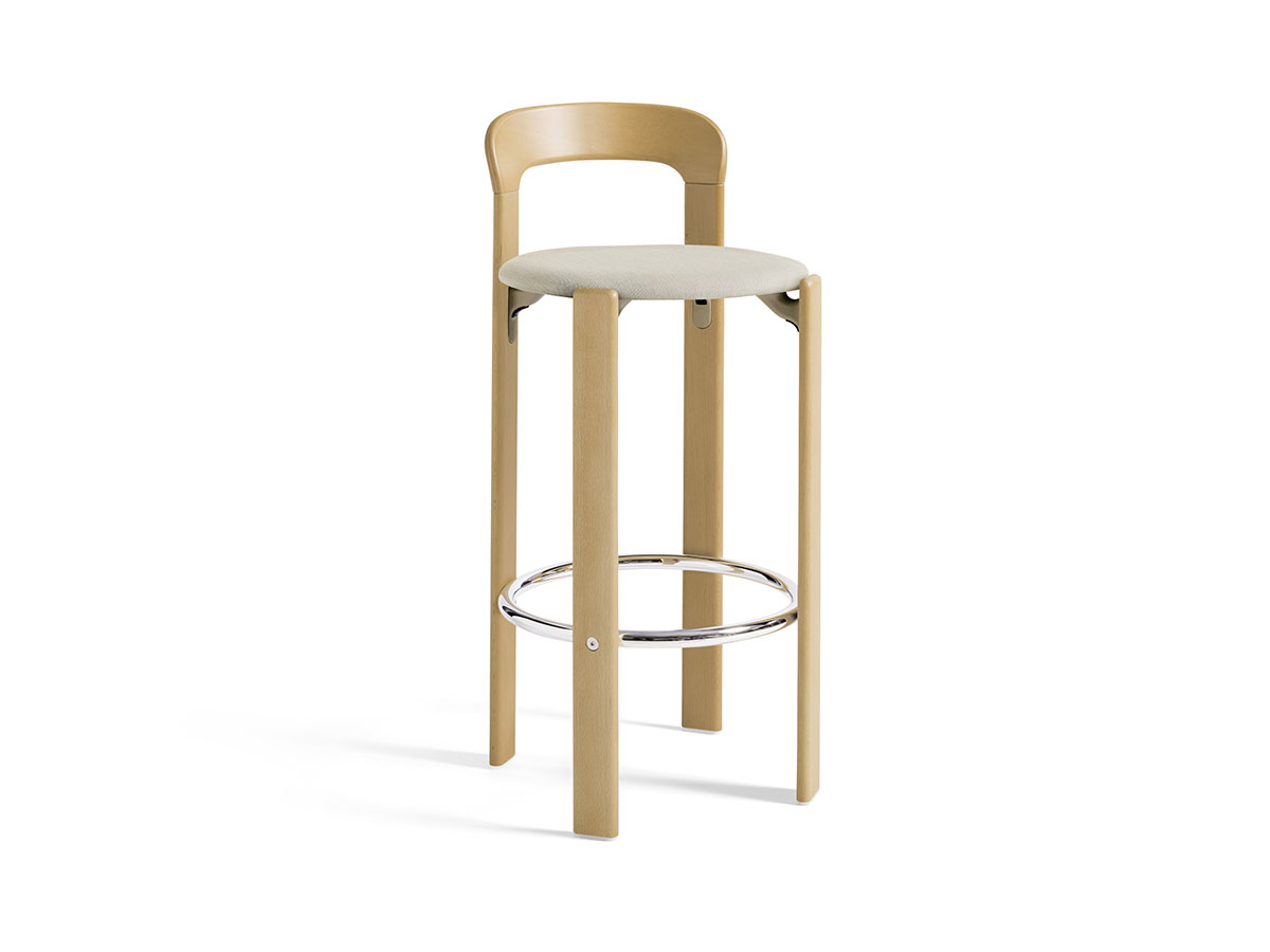 Hay Rey High Bar Stool Upholstered Seat