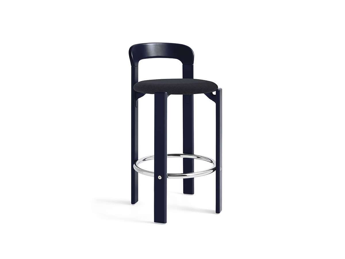 Hay Rey Low Bar Stool Upholstered Seat