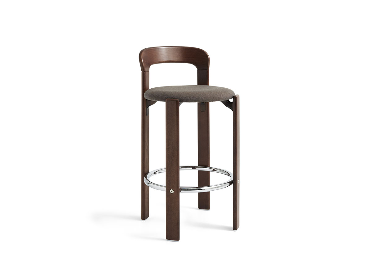 Hay Rey Low Bar Stool Upholstered Seat