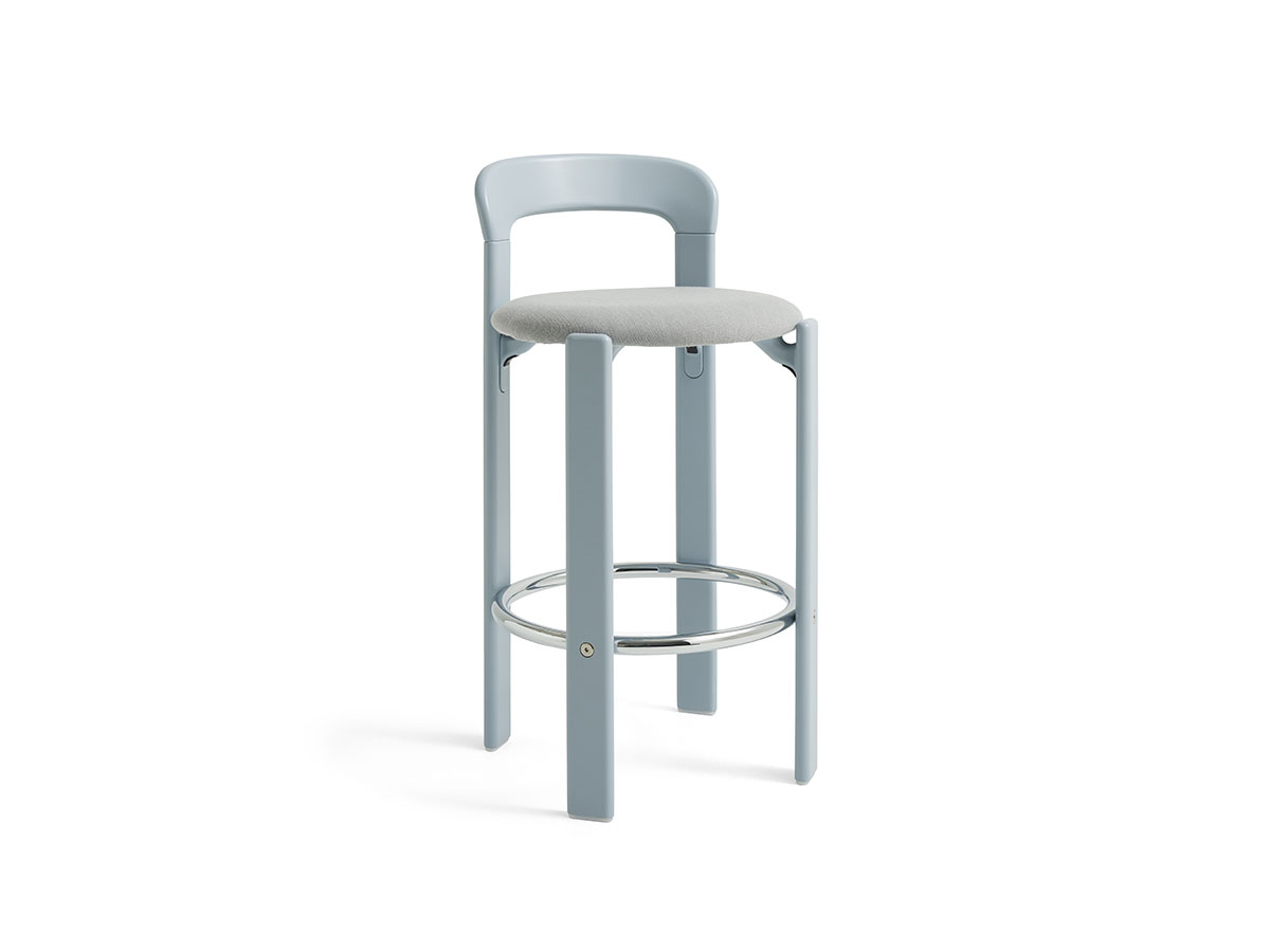 Hay Rey Low Bar Stool Upholstered Seat