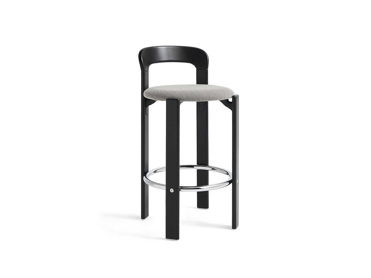 Hay Rey Low Bar Stool Upholstered Seat