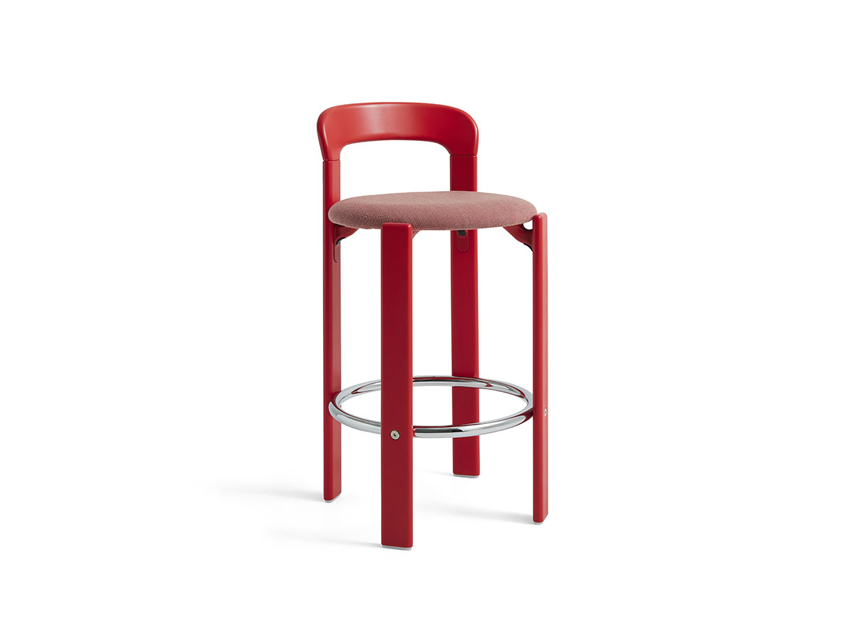 Hay Rey Low Bar Stool Upholstered Seat