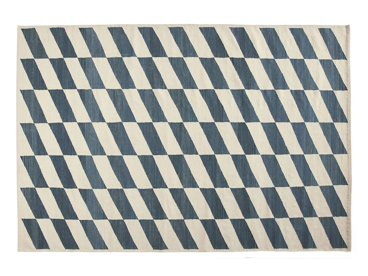 Hay Shift Kilim Rug Blue 200x300 Cm