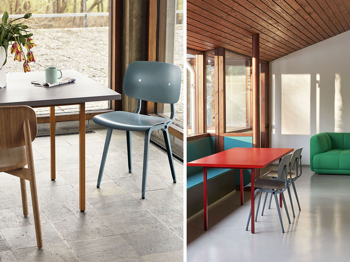 Hay Two Colour Rectangular Table