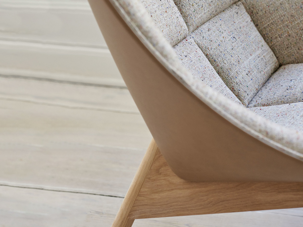 Hay Uchiwa Quilted Armchair Oakbolgherilgg60sense Nougat