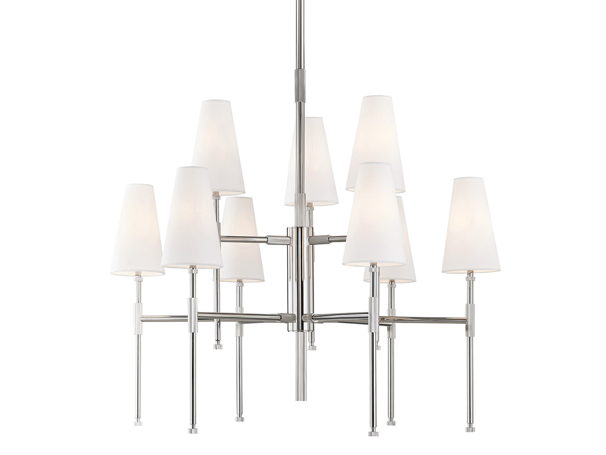 Hudson Valley Lighting Bovery 3734 Suspension Lamp Polished Nickel
