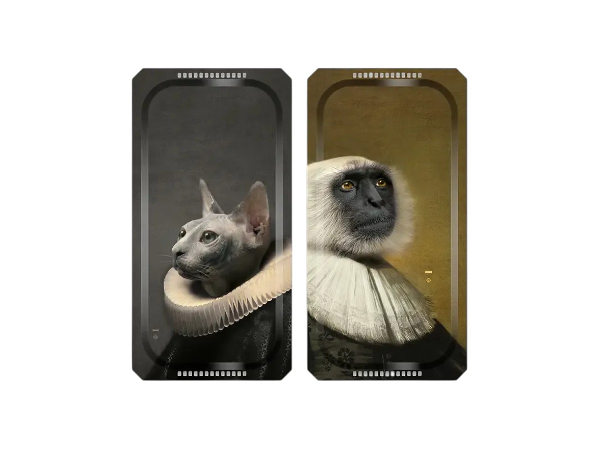 Поднос Ibride Le Singe et Le Chat Duo
