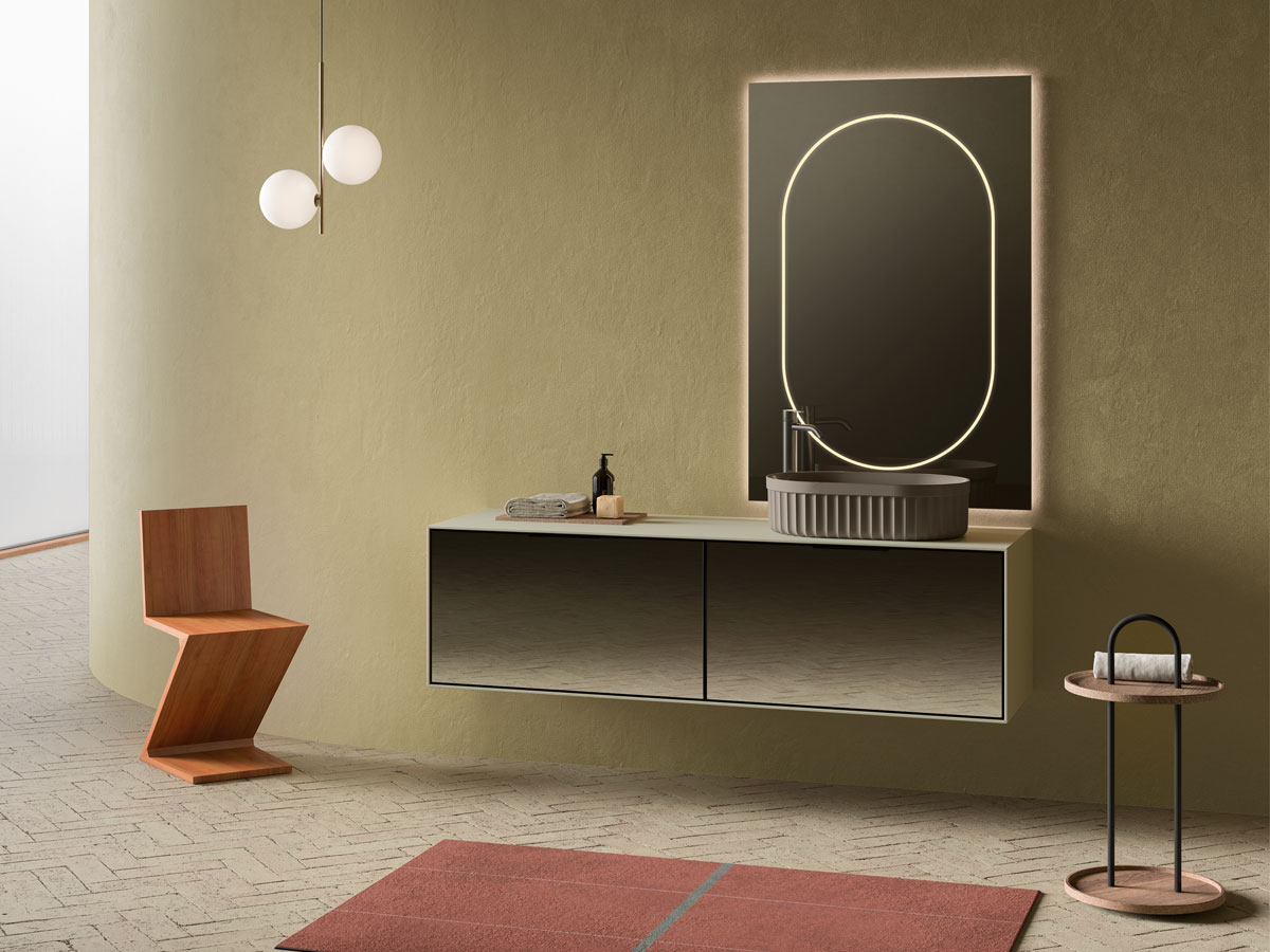 Inbani Alo Oval Mirror With Led Lighting