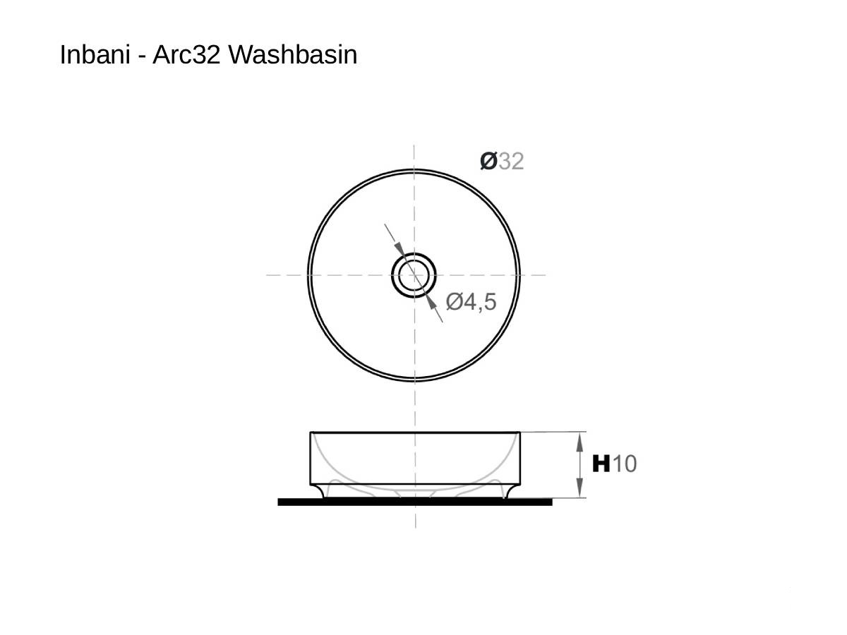 Inbani Arc32 Washbasin