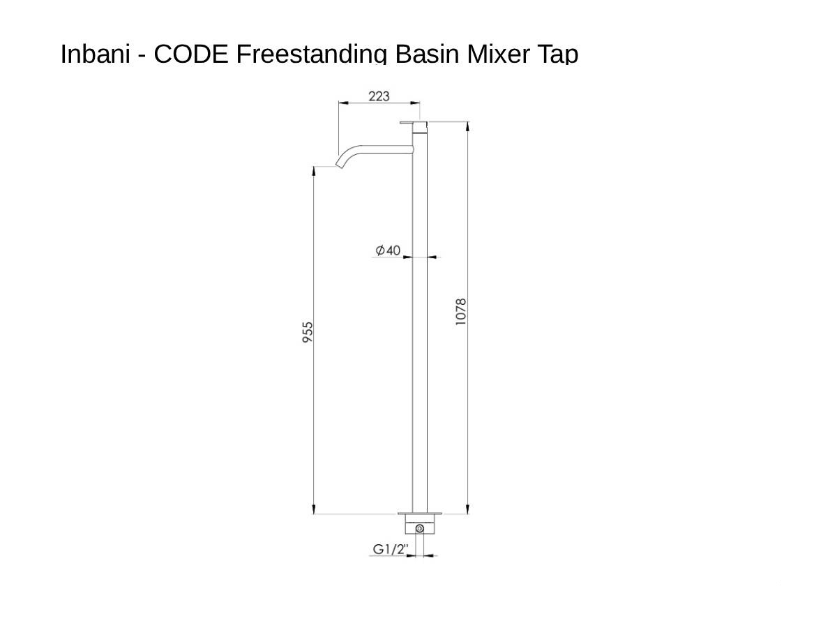 Inbani Code Freestanding Basin Mixer Tap