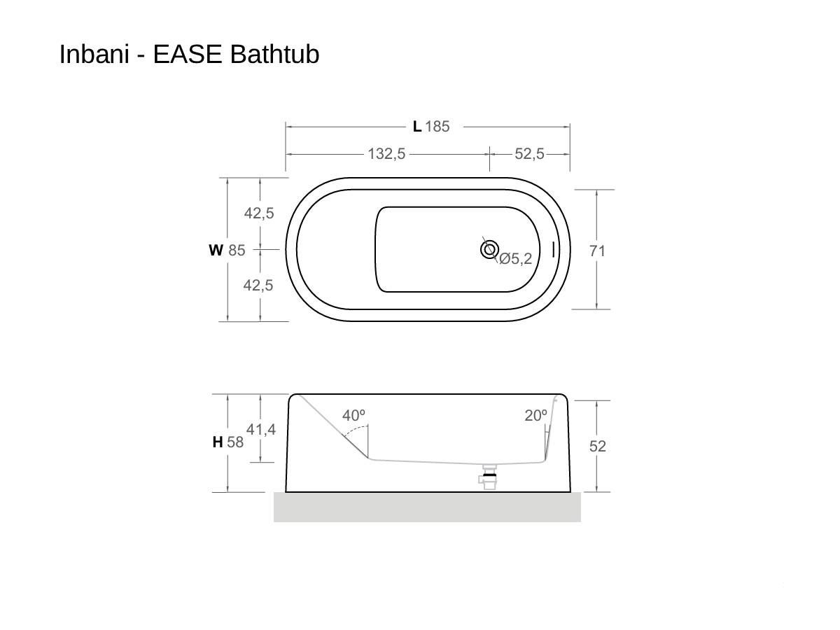 Inbani Ease Bathtub