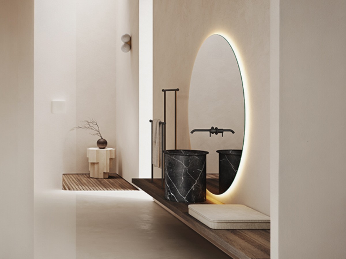 Inbani Edge45 Countertop Washbasin With Siphon Hole