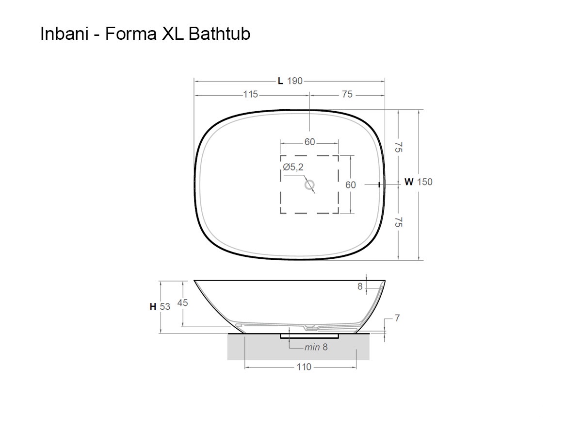 Inbani Forma Xl Bathtub