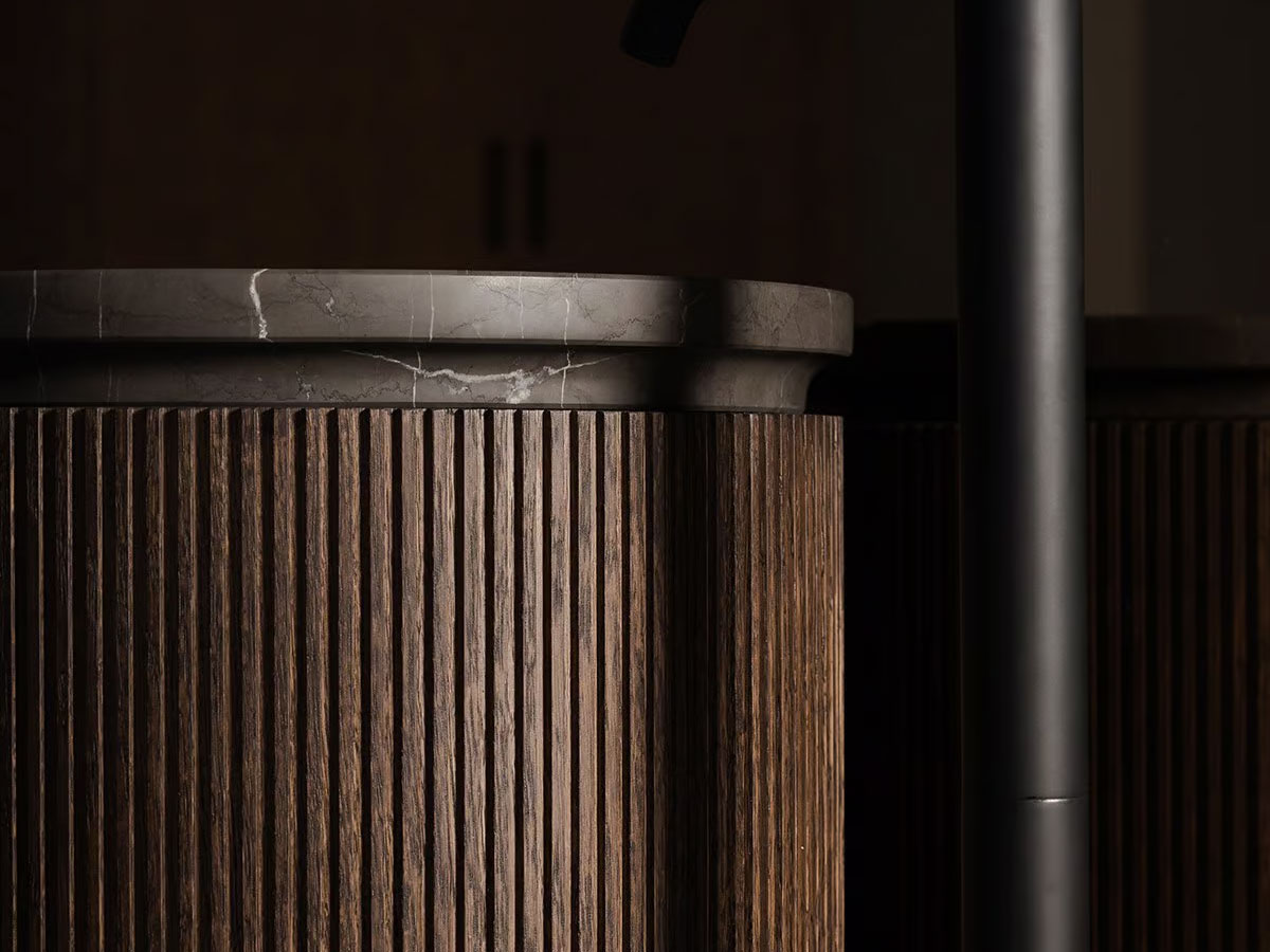 Inbani Grate Freestanding Washbasin Wood